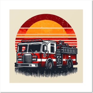 Fire Truck Posters and Art